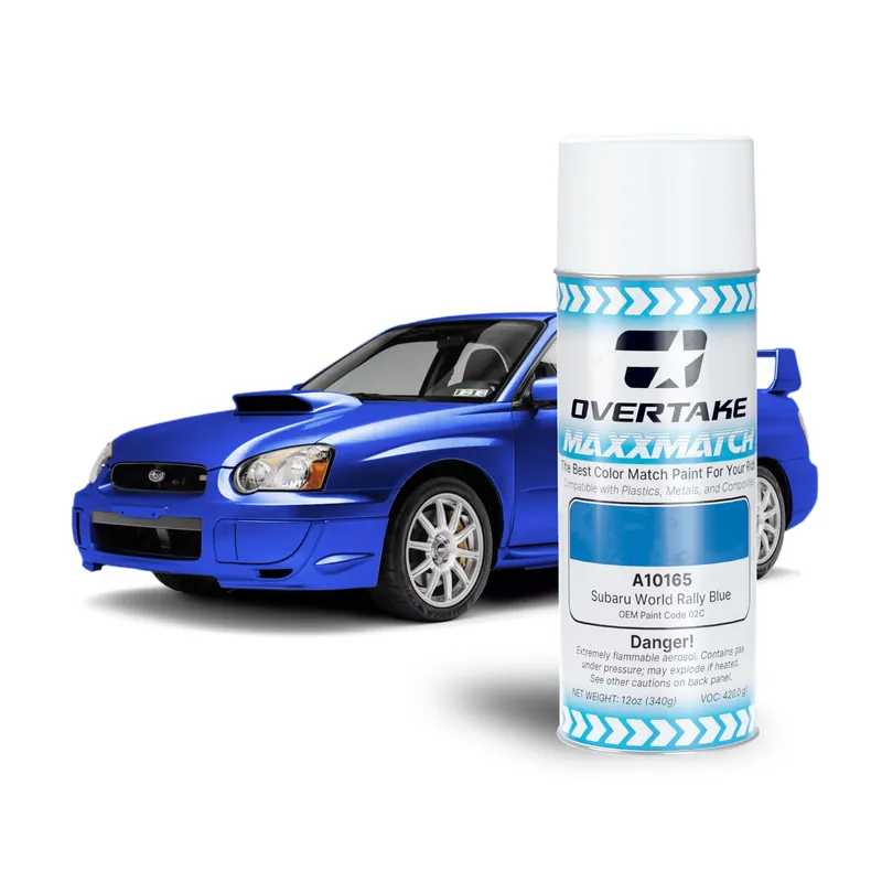 OVERTAKE MaxxMatch Paint - Subaru World Rally Blue O2C 12oz. Can - Universal
