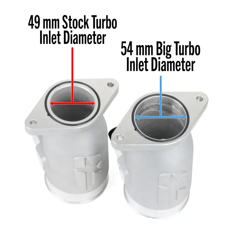 OVERTAKE Aluminum Turbo Inlet - Big Turbo - 2015-2021 Subaru WRX