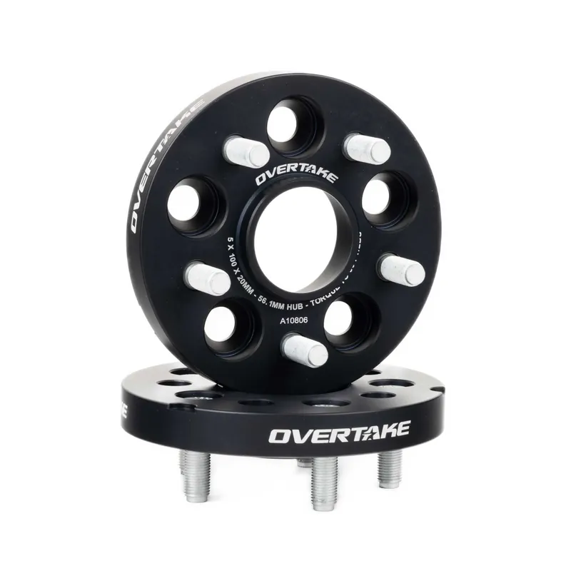 OVERTAKE Wheel Spacers - Pair - 20mm 5x100 - 2002-2014 Subaru WRX / 2004 STI / 2013-2016 Scion FR-S / 2013-2026 Subaru BRZ / 2017-2026 Toyota 86/GR86