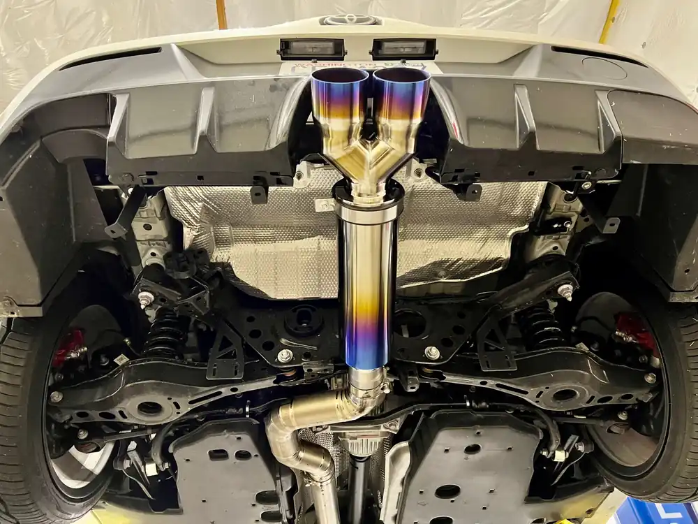RK Titanium Signature Dual-Tip Center Exit Exhaust - 2023-2026 Toyota GR Corolla
