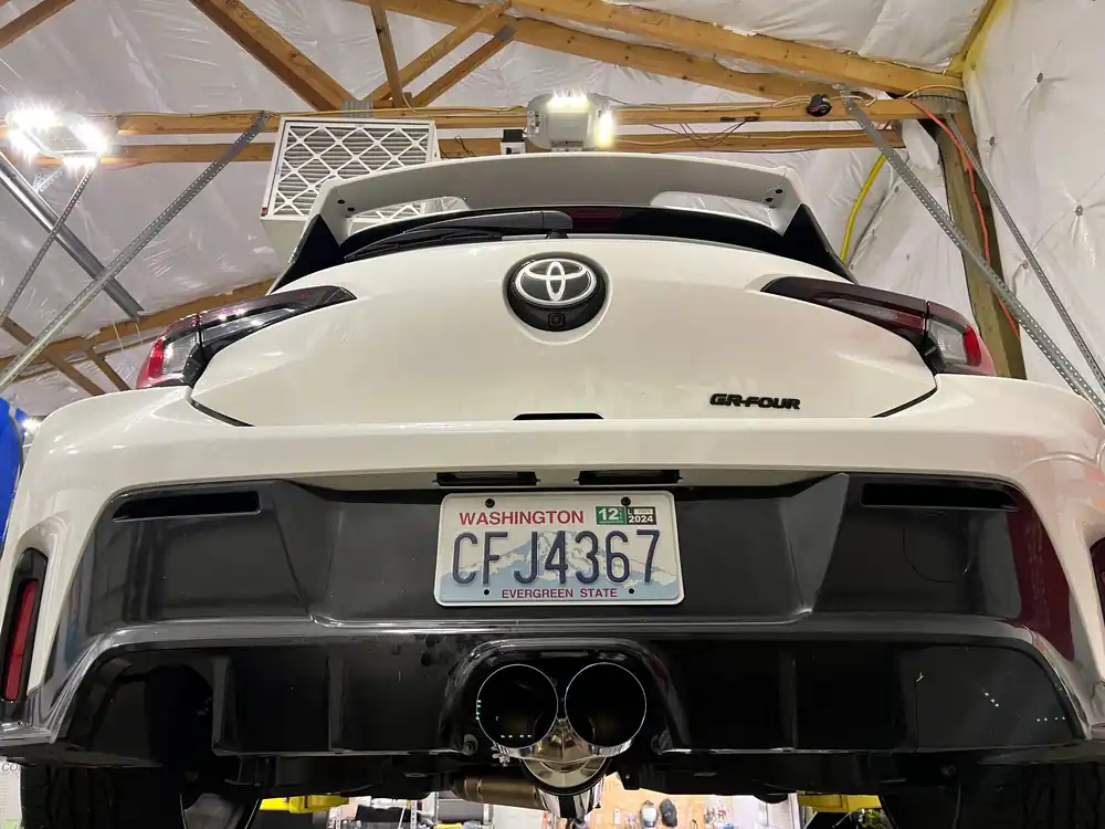 RK Titanium Track Edition Dual-Tip Center Exit Exhaust - 2023-2026 Toyota GR Corolla