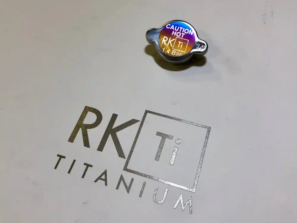 RK Titanium Radiator Cap - Various 2002-2021 Subaru WRX / STI Models