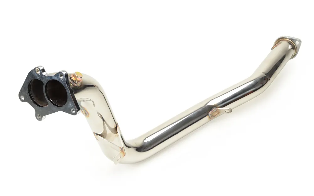 Tomioka Racing Twin Scroll High Flow Catless Downpipe *FOR TWIN SCROLL TURBO USE ONLY* - 2002-2014 Subaru WRX / 2004-2021 STI