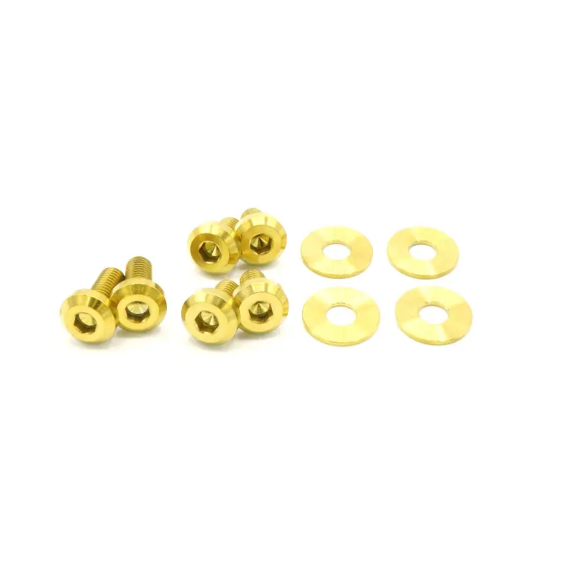 Titanium Hardware Hood Kit - 1992-2001 Subaru Impreza GC8