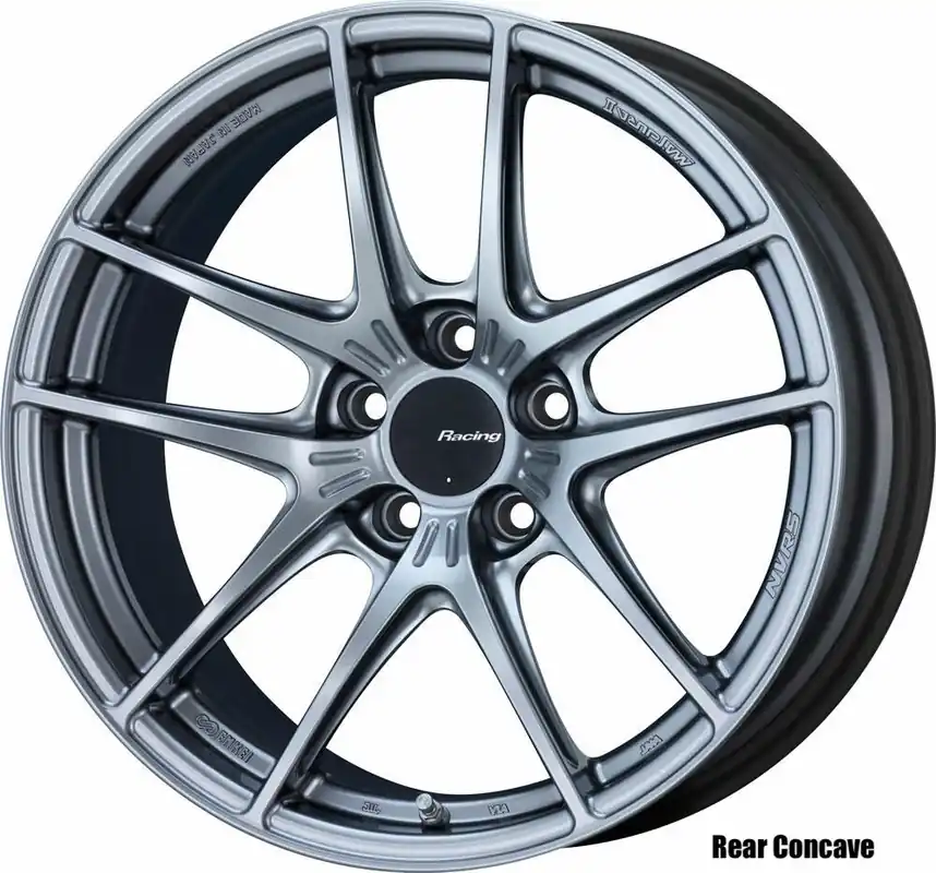 Enkei NVR5 18x9.5in / 5x100 BP / ET45 / 75mm Bore - Dark Hyper Silver Wheel