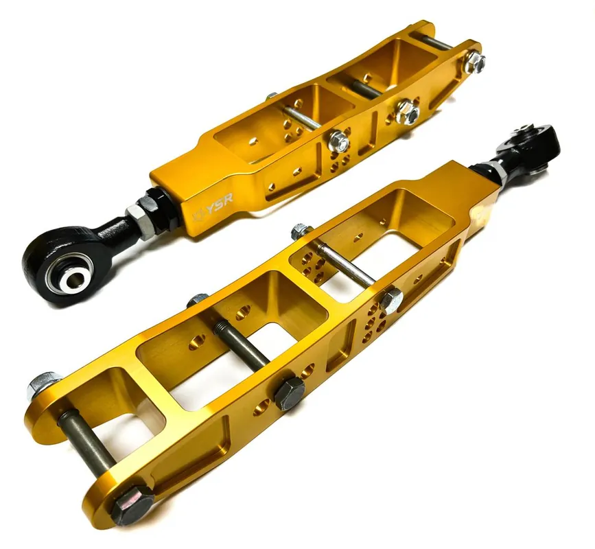 Yellow Speed Racing v3 Billet Rear Lower Control Arms - 2008-2021 Subaru WRX / STI / 2013-2016 Scion FR-S / 2013-2020 Subaru BRZ / 2017-2020 Toyota 86
