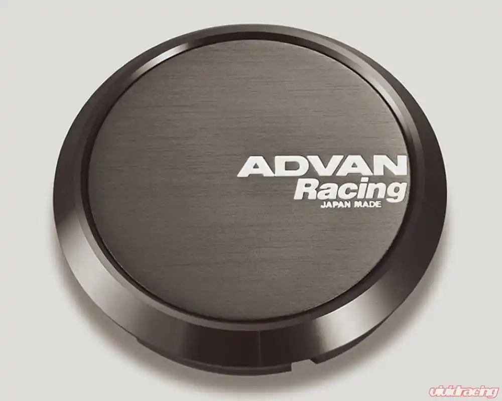 Advan Racing 73mm Flat Center Cap (Dark Bronze w/ White Letters) - Universal