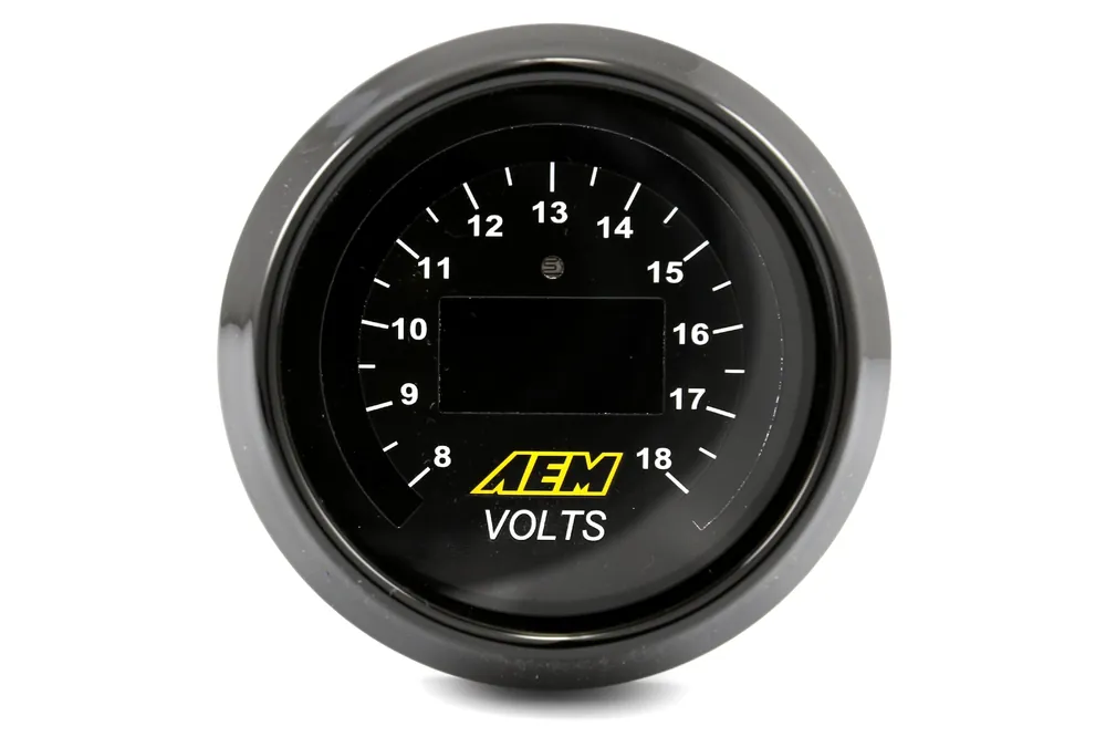 AEM Electronics Volt Gauge Digital 52mm - Universal