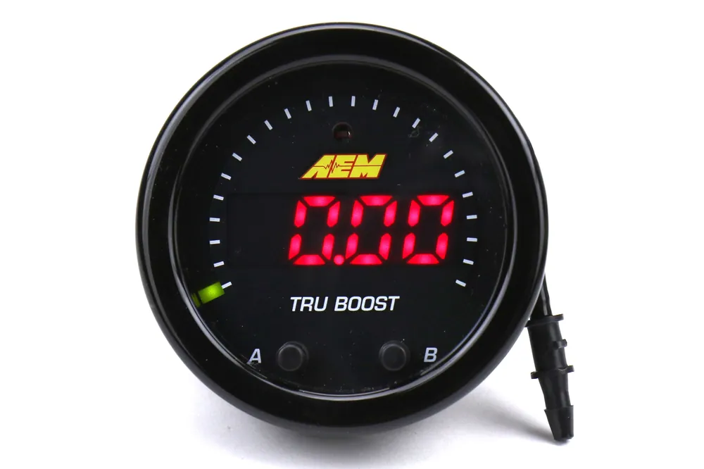 AEM Tru-BoostX Boost Controller Gauge - Universal