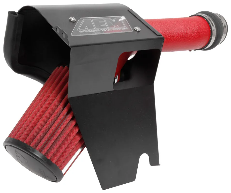 AEM Cold Air Intake - Wrinkle Red - 2018 Subaru STI