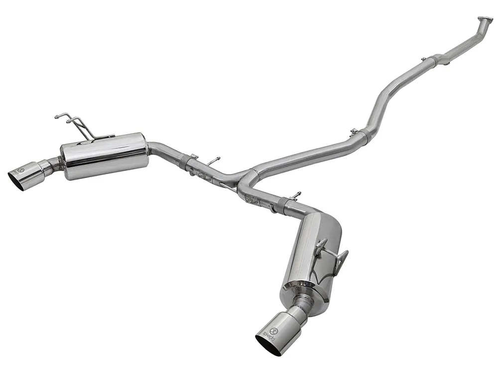 aFe Takeda Cat Back Exhaust w/Polished Tips - 2016-2019 Honda Civic 1.5T