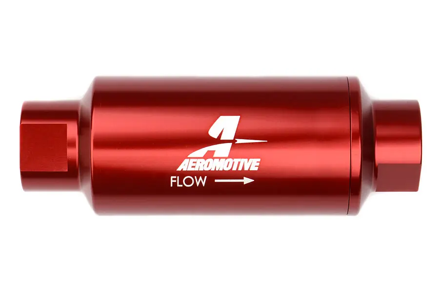 Aeromotive Fuel Filter Red 10 Micron Cellulose - Universal