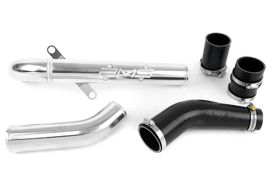AMS Upper Intercooler Pipe Polished - 2008-2015 Mitsubishi Evo X