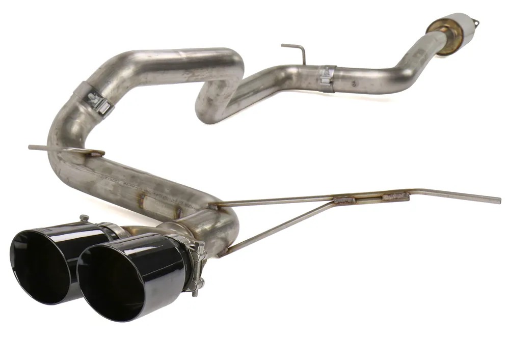 AWE Track Edition Resonated Cat-Back Exhaust (Diamond Black Tips) - 2013-2018 Ford Focus ST