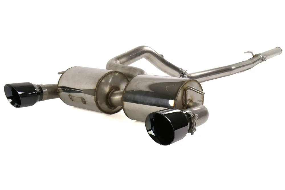 AWE Touring Edition Non-Resonated Cat-Back Exhaust (Diamond Black Tips) - 2016-2018 Ford Focus RS
