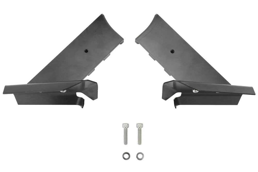 Boomba Racing Brake Cooling Deflectors Black - 2013-2018 Ford Focus ST