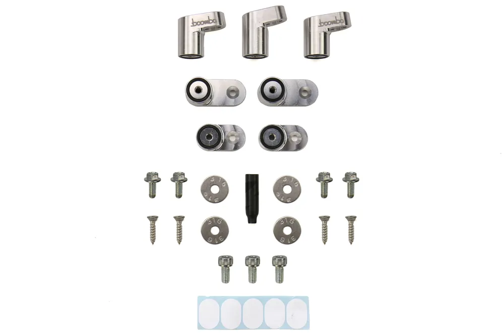 Boomba Racing Wing Riser Kit Natural - 2013-2018 Ford Focus ST