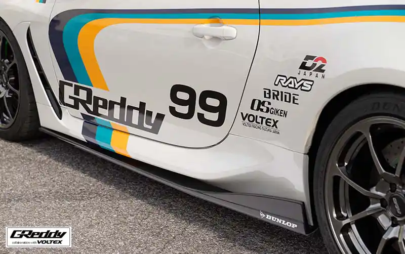 GReddy VOLTEX Side Skirts FRP - 2022-2024 Toyota GR86