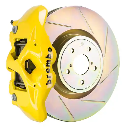Brembo GT Systems Monobloc 4 Piston 326mm Slotted Yellow - 2013-2021 Scion FR-S / Subaru BRZ / Toyota 86
