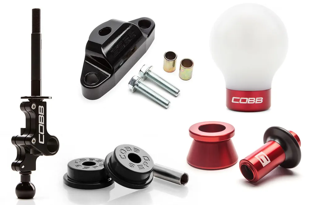 04-21 STI COBB Tuning Stage 2+ Drivetrain Package w/ Red Lockout and White / Red Shift Knob