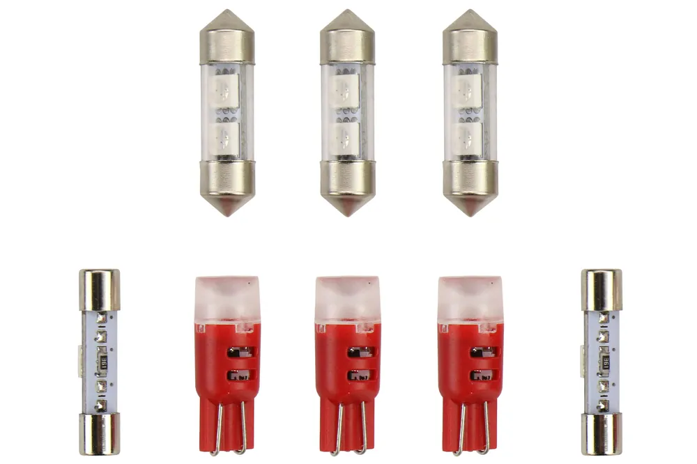 Diode Dynamics Stage 1 Red LED Interior Lighting Kit - 2008-2026 Subaru WRX / 2008-2021 STI