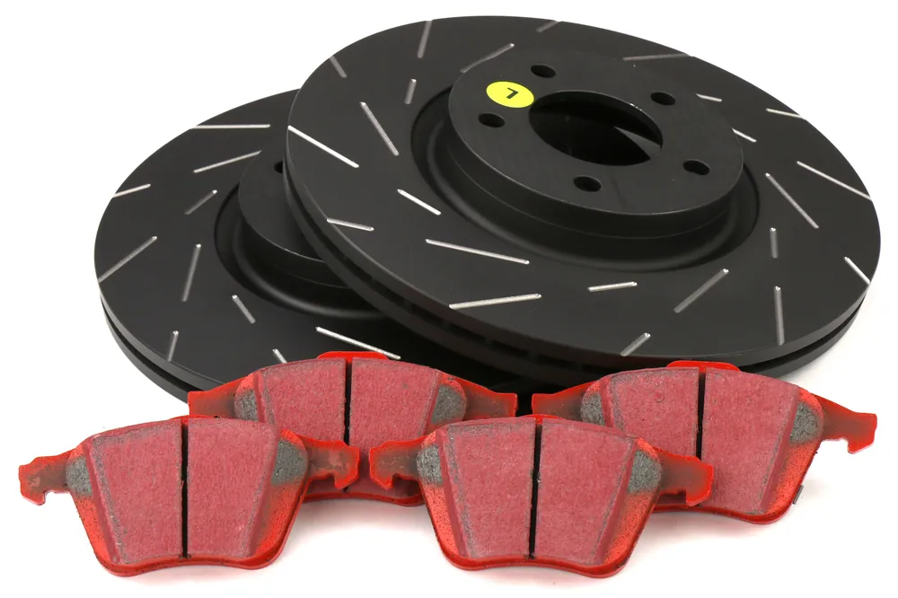EBC Brakes S4 Rear Brake Kit Redstuff Pads and USR Rotors - 2006-2013 Mazda 6