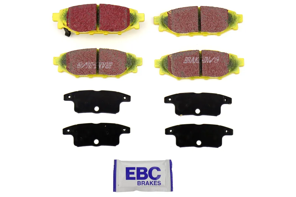 EBC Brakes Yellowstuff Street And Track Rear Brake Pads - 2008-2014 & 2015-2021 (Non Eyesite) Subaru WRX / 2013-2020 BRZ /FR-S / GT86