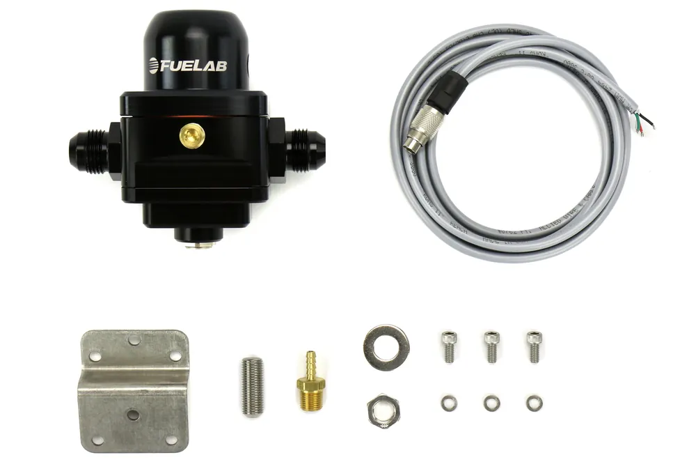Fuelab 529 Series Adjustable Electronic Fuel Pressure Regulator Black - Universal