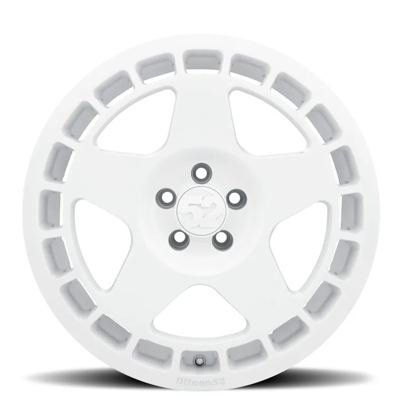 fifteen52 Turbomac Rally White 18x8.5 +30 5x114.3 (Single Wheel) - 2015-2023 Subaru WRX / 2015-2021 STI / 2019-2023 Forester