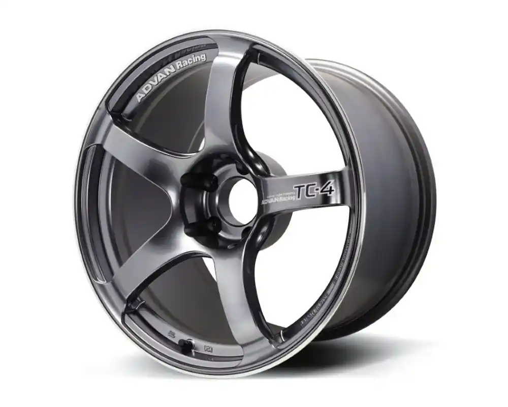Advan Racing TC4 Racing Gun Metallic w/Ring 18x9.5 +35 5x114.3 (Single Wheel) - 2015-2024 Subaru WRX / 2015-2021 STI / 2019-2023 Forester