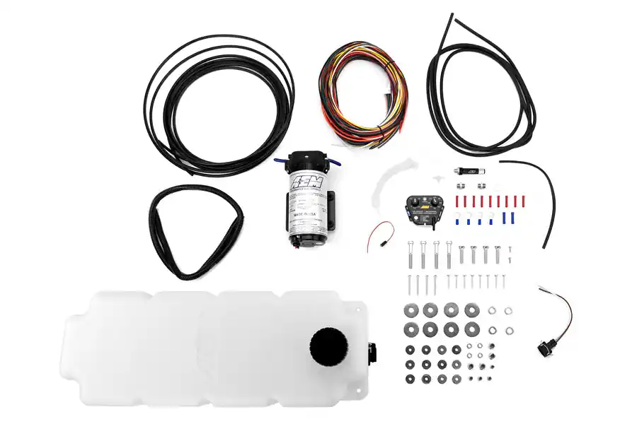AEM Electronics Diesel Water / Methanol Injection Kit V2 (up to 40psi) w/ 5 Gallon Tank - Universal