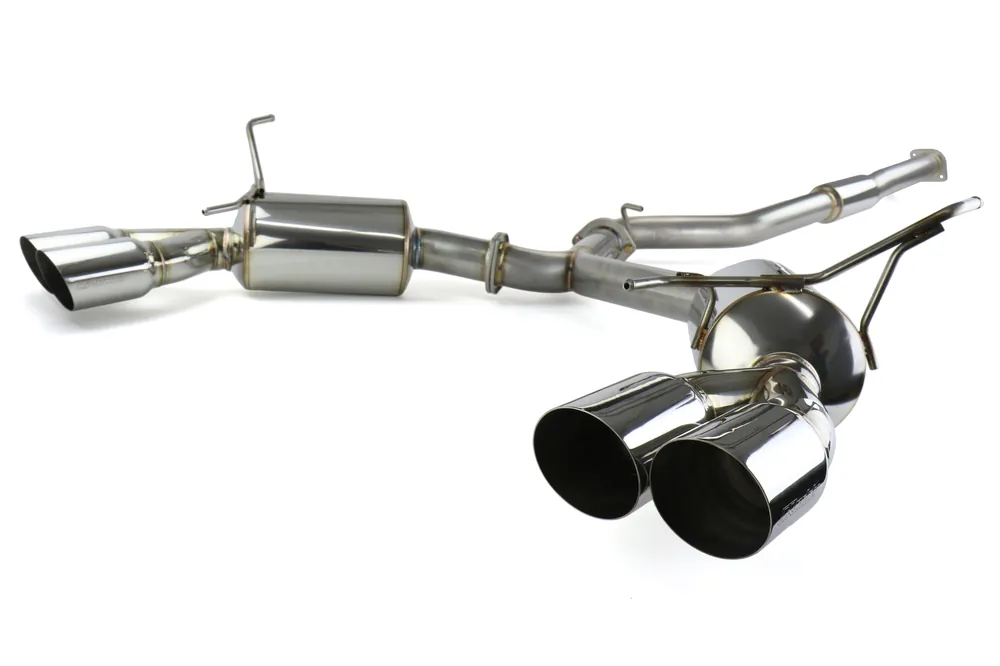 GReddy EVOlution GT Dual Muffler Cat-Back Exhaust - 2011-2014 Subaru WRX / STI Sedan