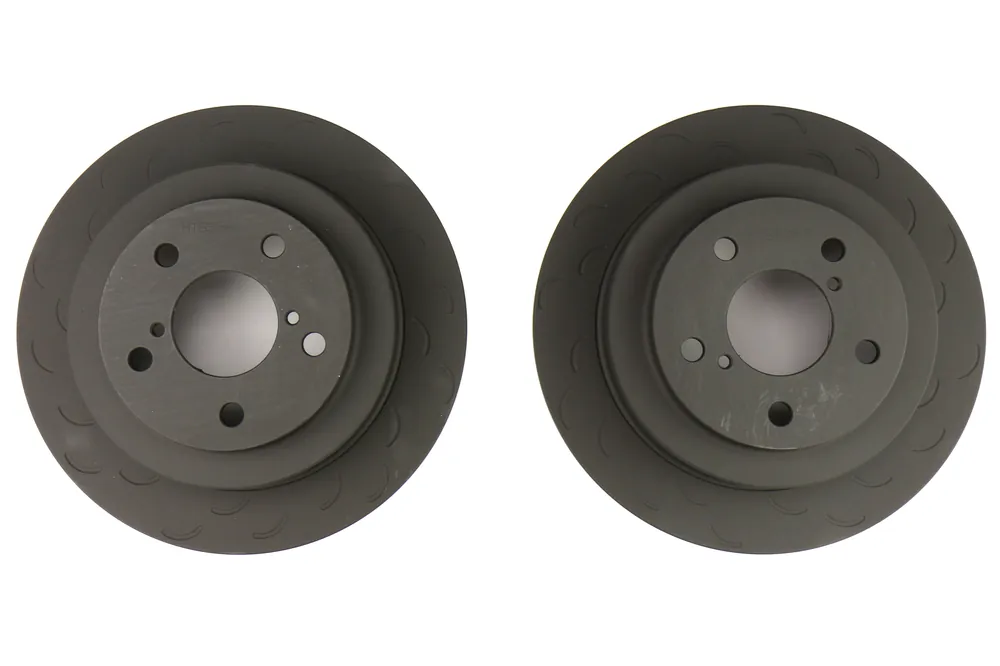 Hawk Talon Brake Rotors Slotted Rear - 2002-2005 Subaru WRX / 1998-2008 Forester / 1990-1999 Legacy / 2005-2006 Saab 9-2X