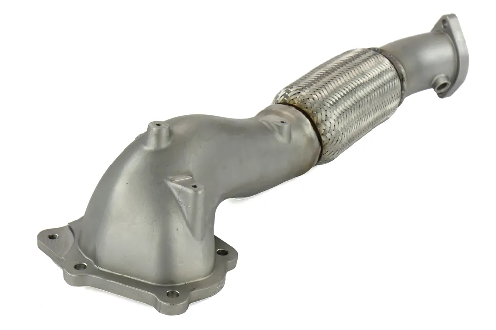 AMS Widemouth Downpipe w/ Turbo Outlet - 2008-2015 Mitsubishi Evo X