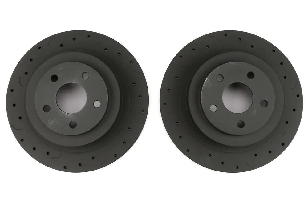 04-06 Baja 00-04 Legacy Outback Hawk Talon Cross Drilled Slotted Rear Rotor Pair