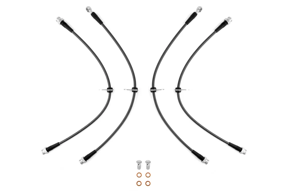 AMS Performance Stainless Steel Brake Lines - 2008-2015 Mitsubishi Evo X