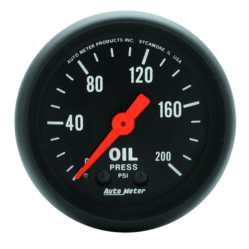 Autometer Z-Series Oil Pressure Gauge Mechanical 52mm - Universal