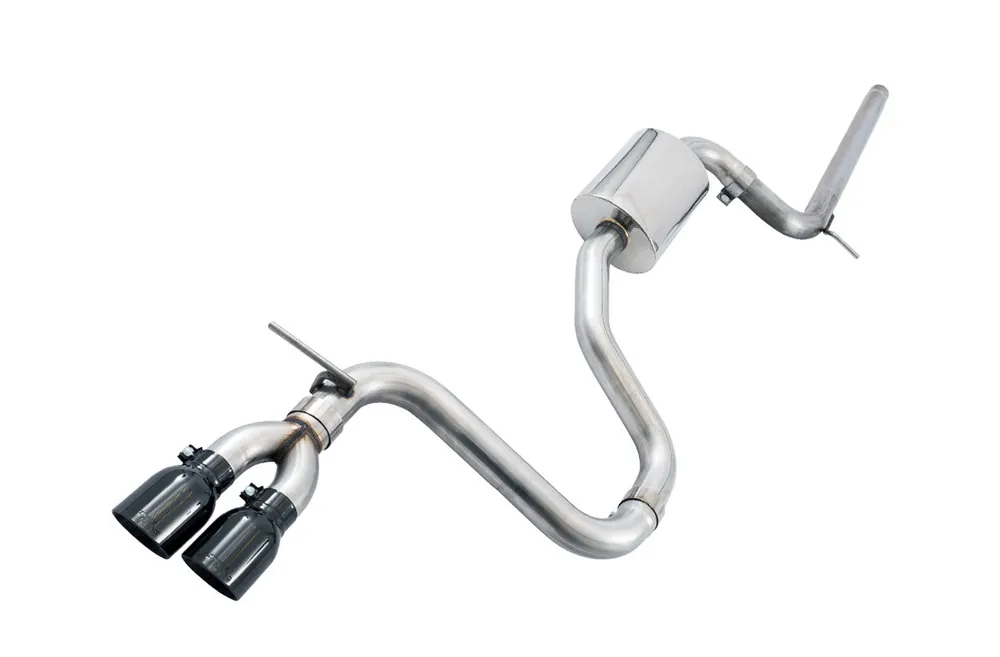 AWE Track Edition Cat-Back Exhaust (Diamond Black Tips) - 2016-2019 Volkswagen Golf