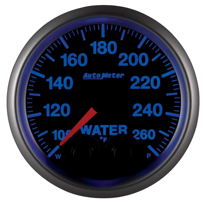 Autometer Elite Water Temperature Gauge 7 Color 52mm - Universal
