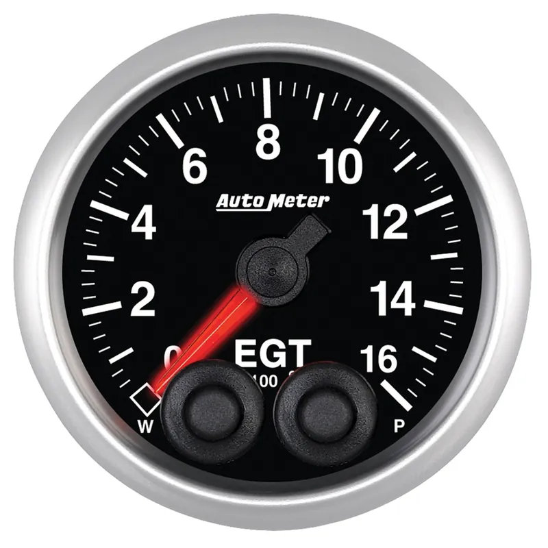 Autometer Elite EGT Exhaust Gas Temperature Gauge 7 Color 52mm - Universal