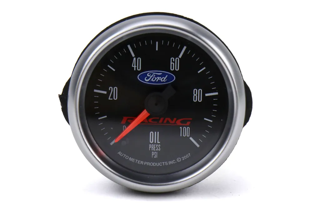 Autometer Ford Racing Oil Pressure Gauge Electrical 52mm - Universal