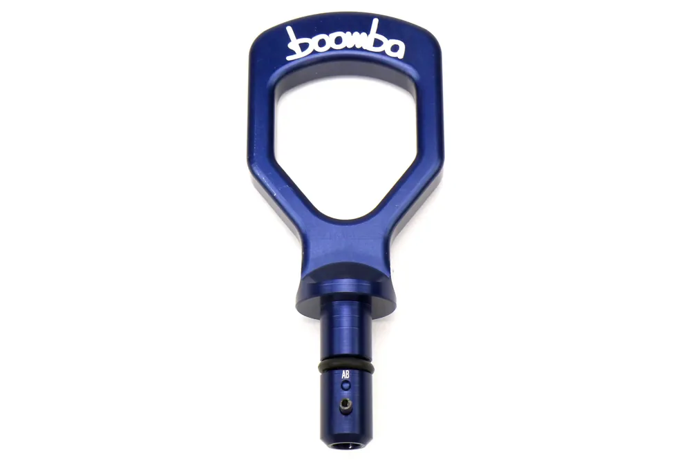Boomba Racing Aluminum Dip Stick Handle - Blue - 2016-2017 Ford Focus RS