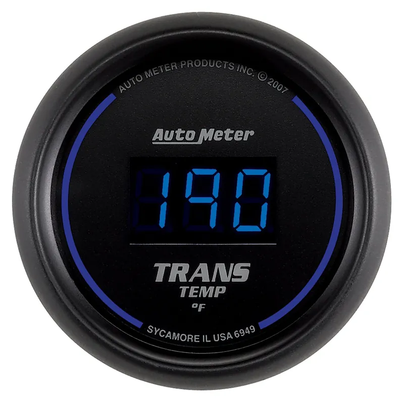 Autometer Cobalt Transmission Temperature Digital Blue LED 52mm - Universal