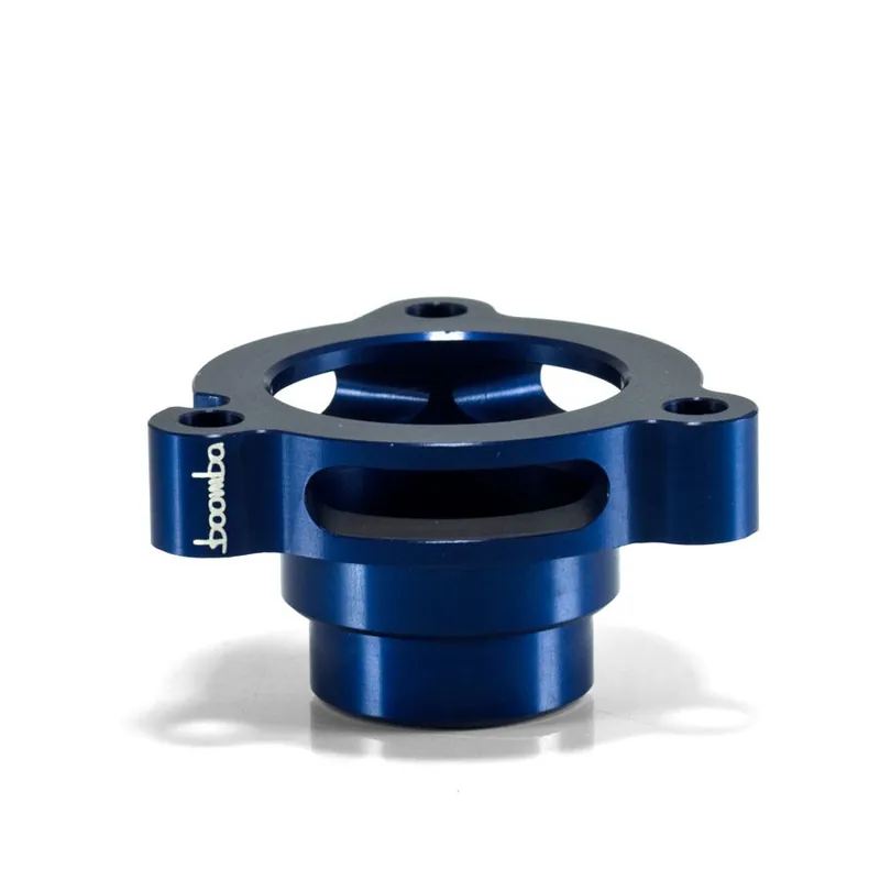 Boomba Racing Blow Off Valve Adapter - Blue - 2016-2019 Volkswagen Golf / 2015-2019 GTI