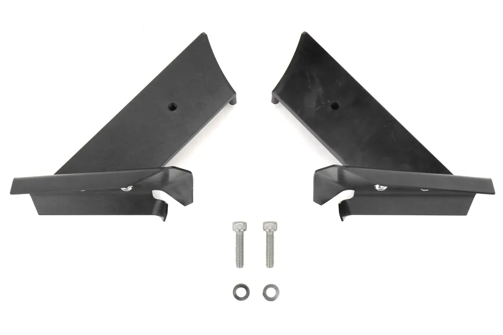 Boomba Racing Brake Cooling Deflectors Black - 2014-2019 Ford Fiesta ST