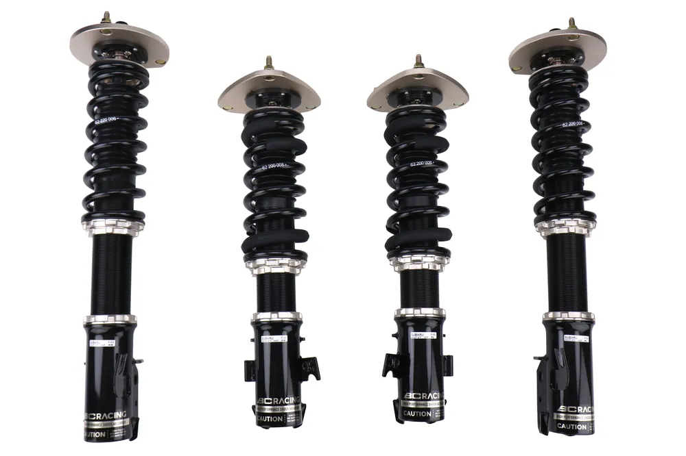 BC Racing BR Coilovers w/ Rear Camber Plates - 2005-2007 Subaru STI