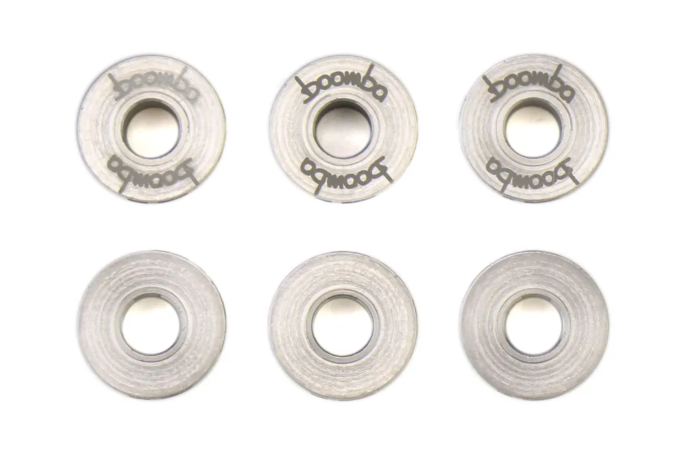 Boomba Racing Transmission Cable Bracket Bushings Natural Aluminum - 2013-2018 Ford Focus ST / 2016-2018 Focus RS / 2014-2019 Fiesta ST