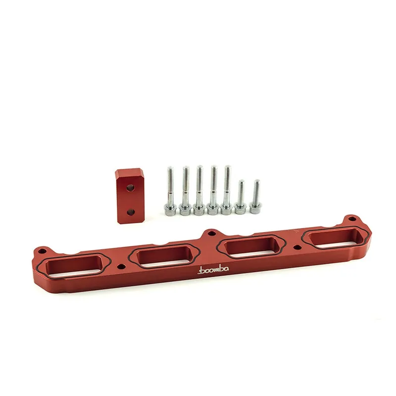 Boomba Racing Intake Manifold Spacer Red - Hyundai Veloster N 2019+