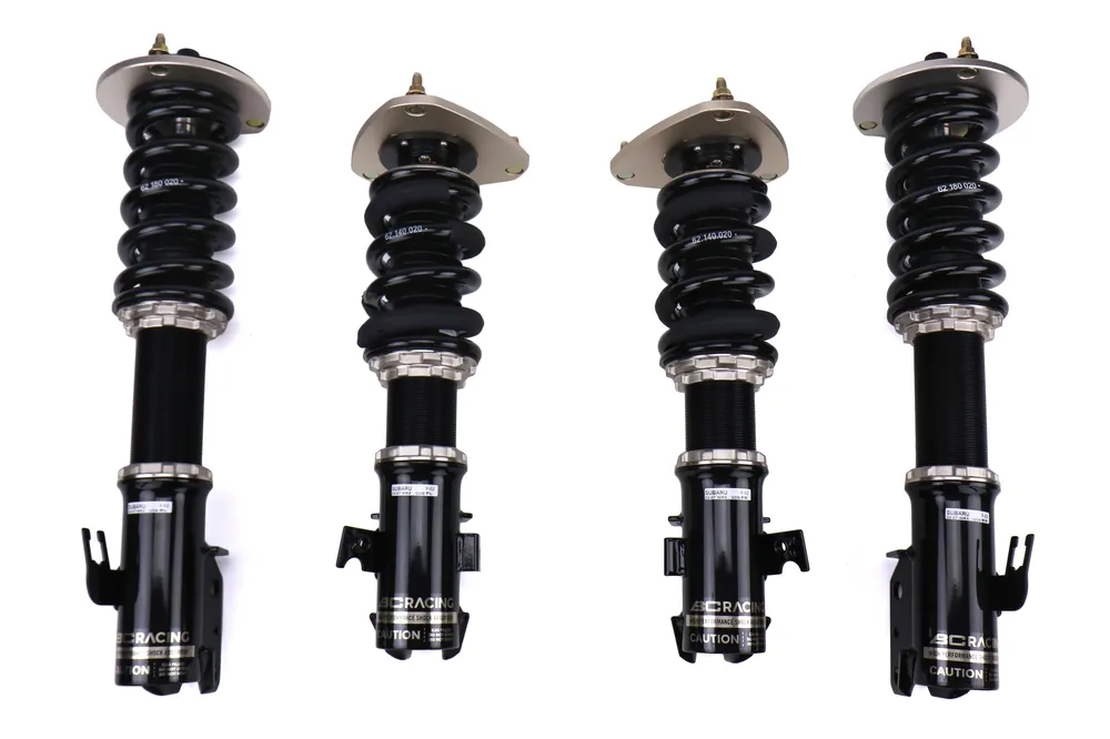 BC Racing BR Series Coilovers For 2002-2007 Subaru Impreza WRX With 20kg/20kg Spring Rates