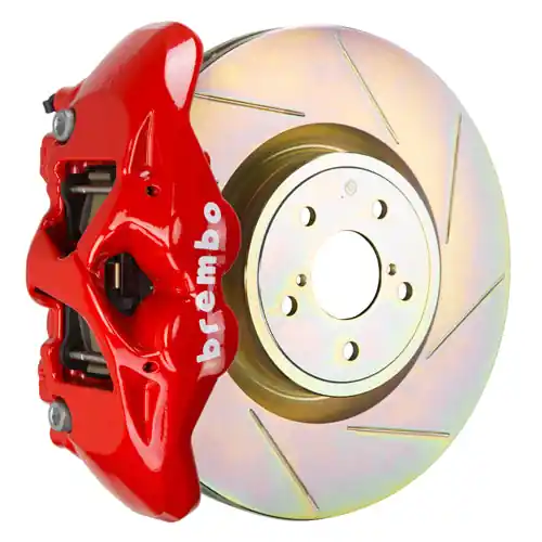 Brembo GT Systems Monobloc 4 Piston 326mm Slotted Red - 2013-2021 Scion FR-S / Subaru BRZ / Toyota 86